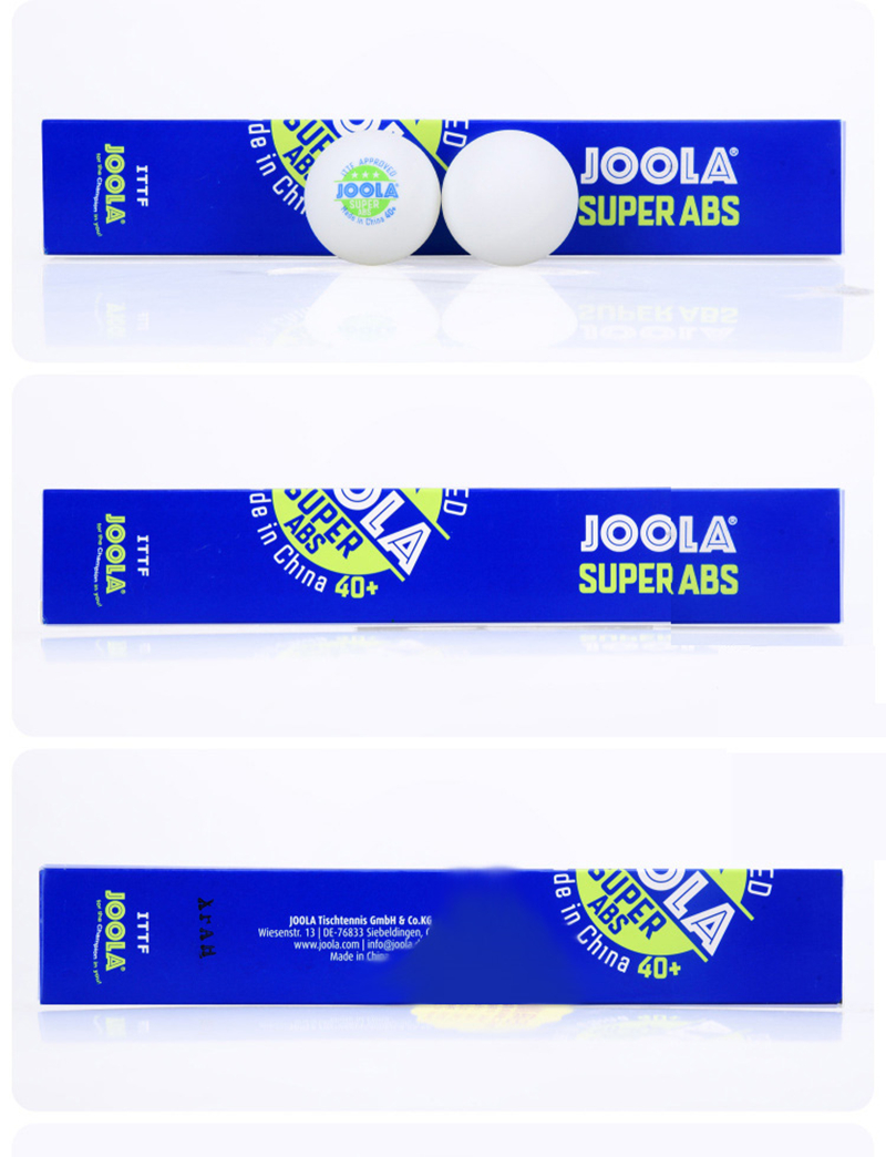 Joola bordtennisbold 3-- stjernet super abs-materiale søm i plastik 40+  poly ping pong bolde tenis de mesa