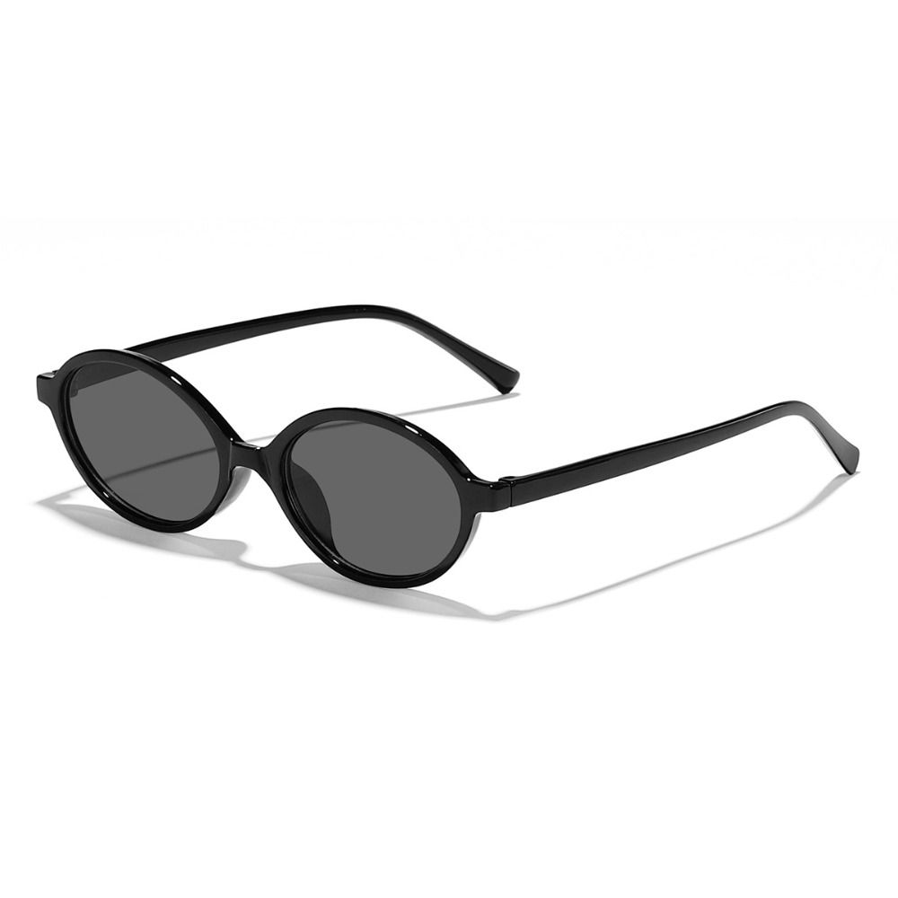 Gafas de sol redondas pequeñas con montura pequeña para hombre y mujer, lentes de viaje con protección UV400, ovaladas de plástico, nuevas: Verde