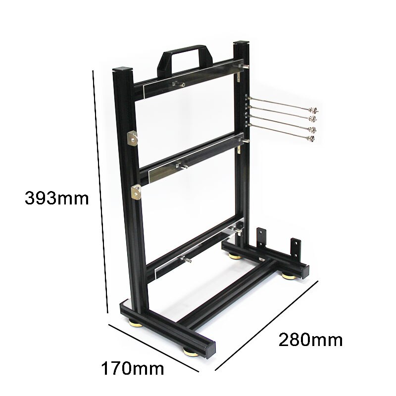 ATX MATX ITX Open all-aluminum rack DIY chassis vertical CASE transparent OPEN water-cooled support Grapchis