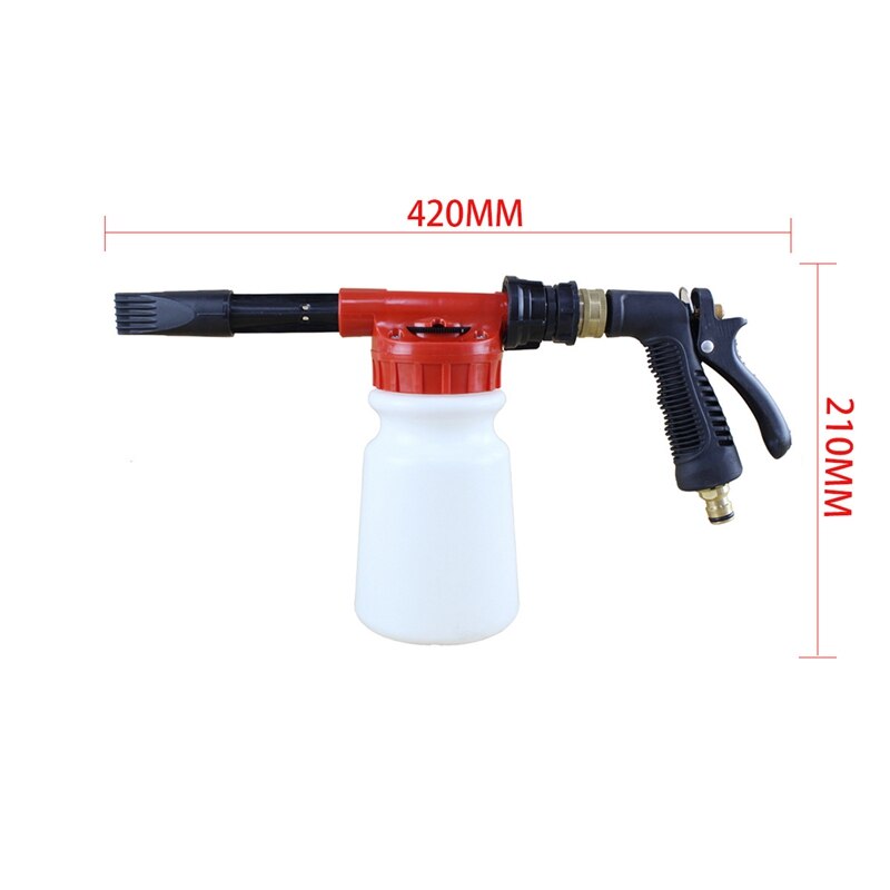 Multifunctional Water Foam Pot Nozzle Garden Hose Water Car Wash Cleaning Water for Watering Garden