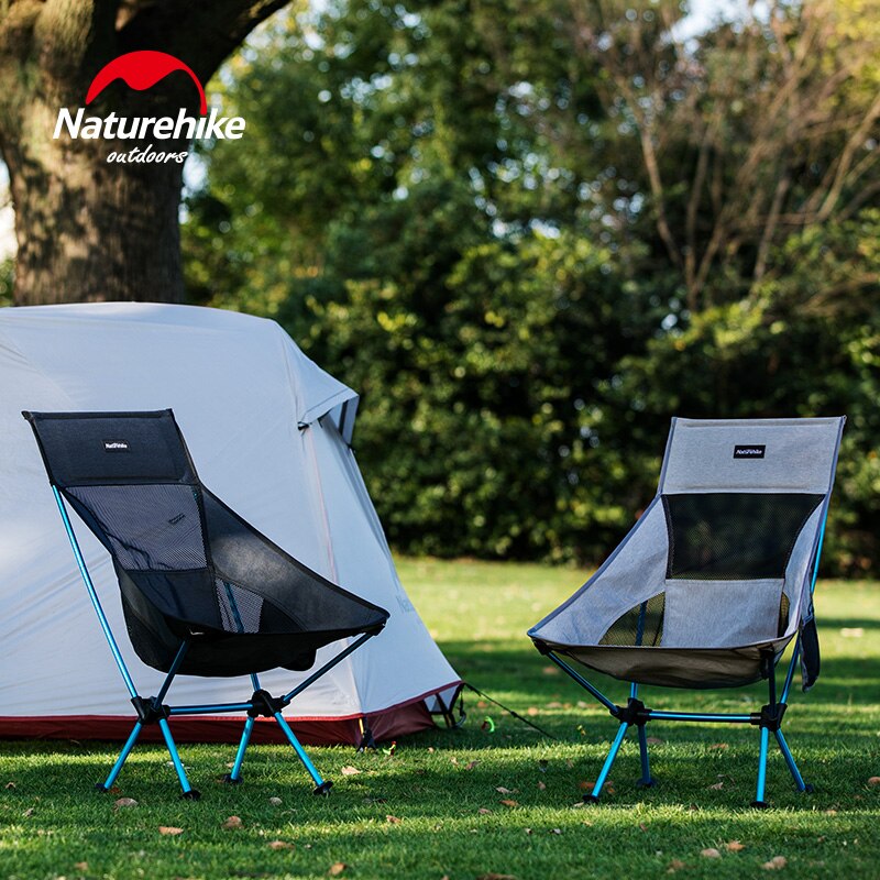 Naturehike Leichte kompakt Falten hoch Angeln Picknick Stuhl Tragbare draussen Falten Camping Stuhl Sitz Faltbare Strand Stuhl