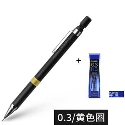 Zebra Automatic Pencil / Dm5-300 / Student Drawing Activity Pencil 0.3 Lead Test Pencil 0.5/0.7/0.9mm Official Or School Supply: 0.3 plus core eraser