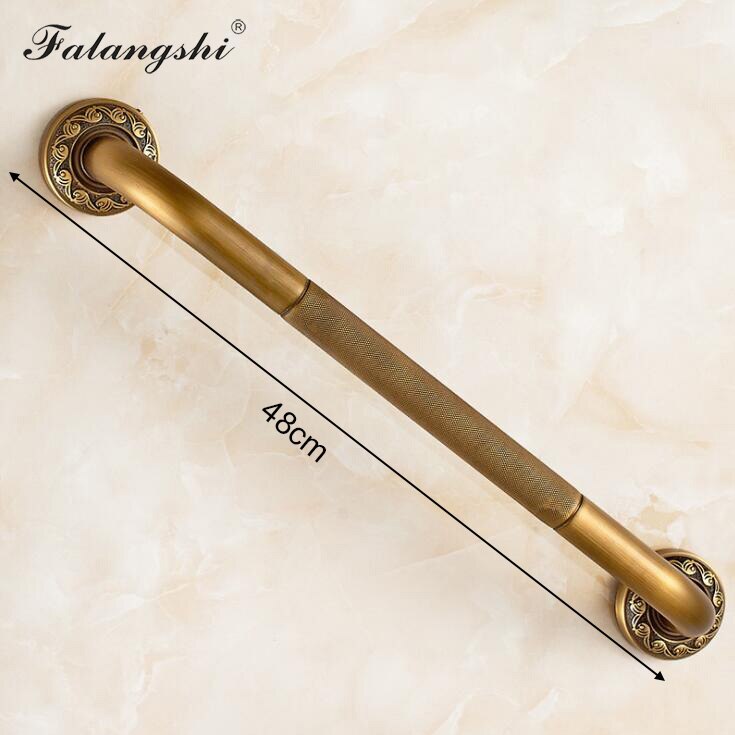 Copper Brass Bathroom Hardware Set Toothbrush Holder Toilet Paper Holder Towel Bar Soap Dish Sanitary Wares for Bathroom WB8802: Grab Bars