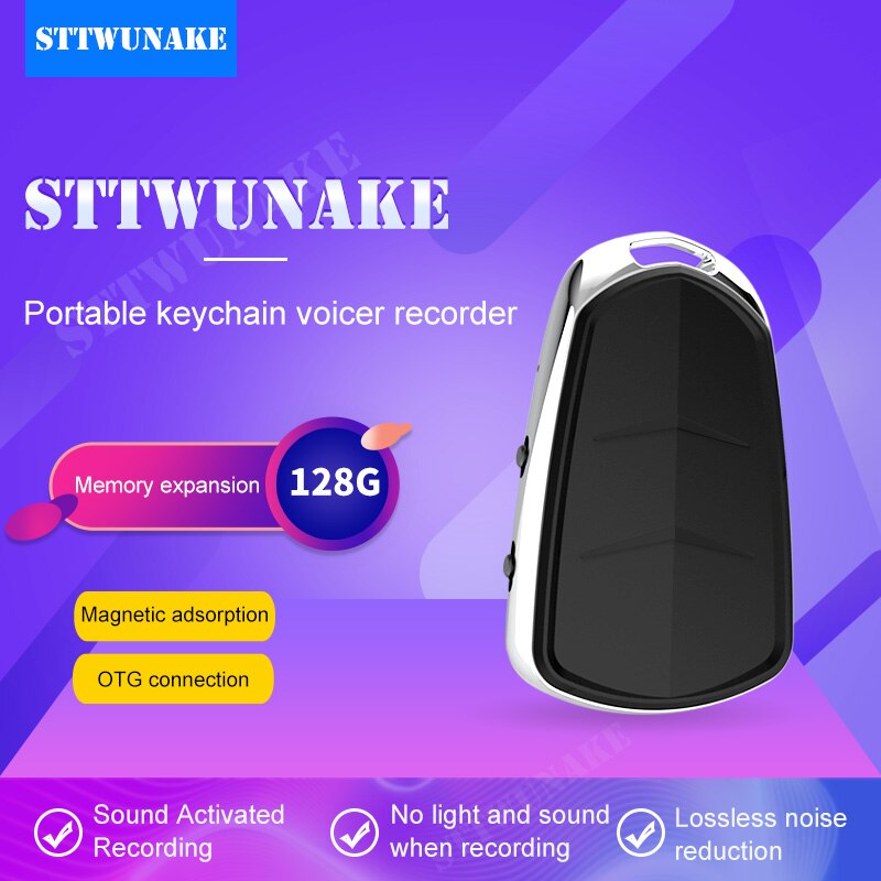 STTWUNAKE Voice recorder Dictaphone pen audio sound mini key activated digital micro