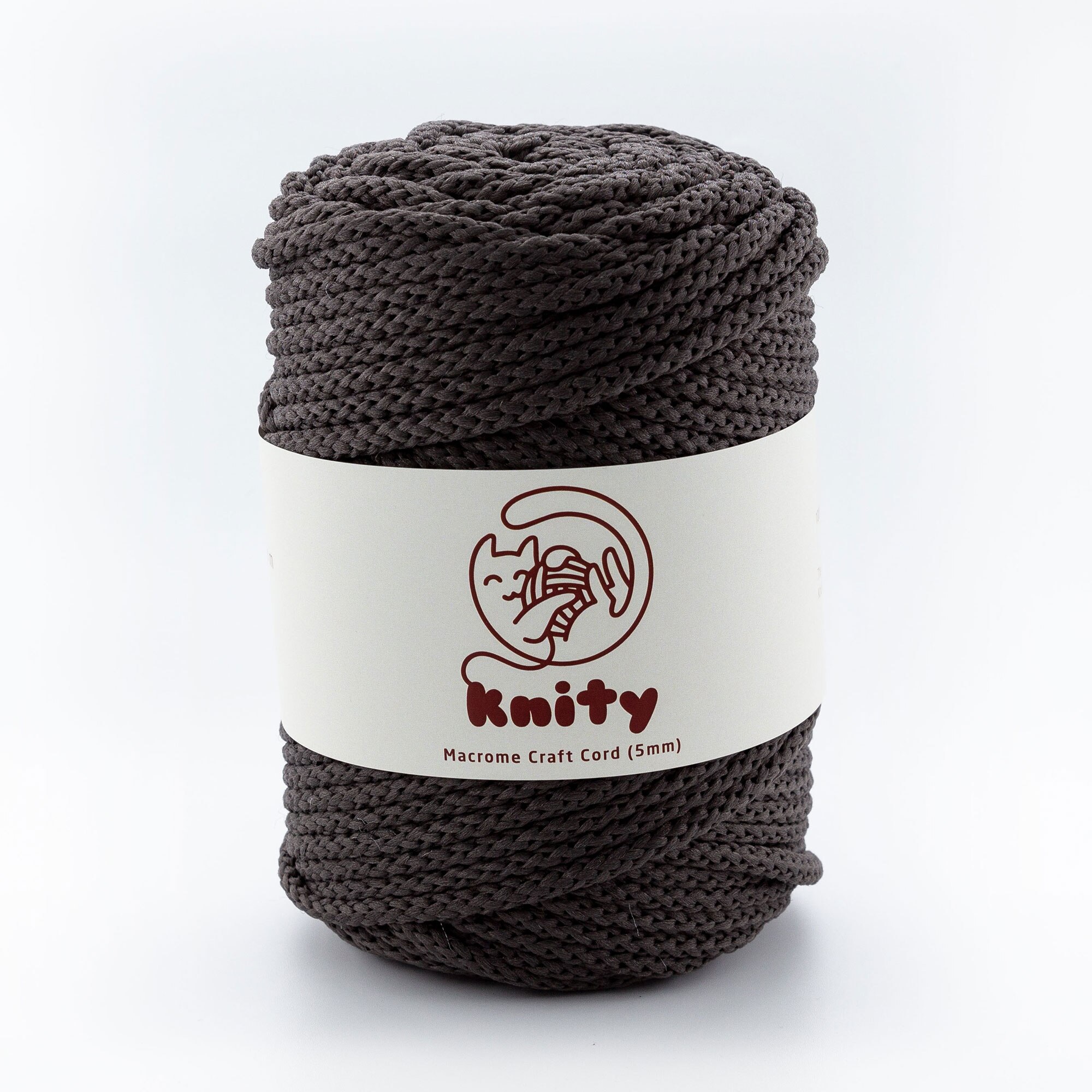 Knity Macrame Craft Cord 5mm Yarn 100m Fiber Crochet Knitting Braiding Knotting Weaving Chain Thread Handmade Rope Natural Braid: 117