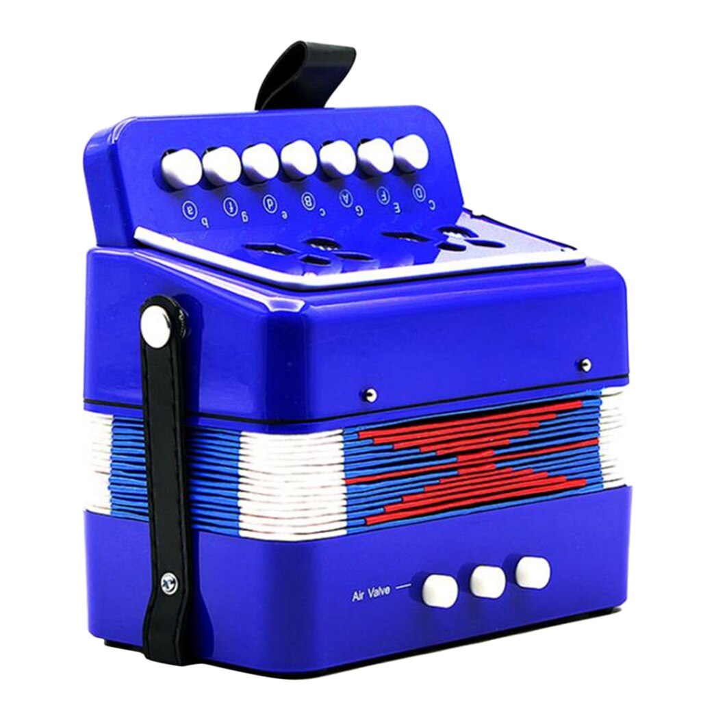 Kids Accordion Music Collection Accordion Premium Educational Music Toy Blue