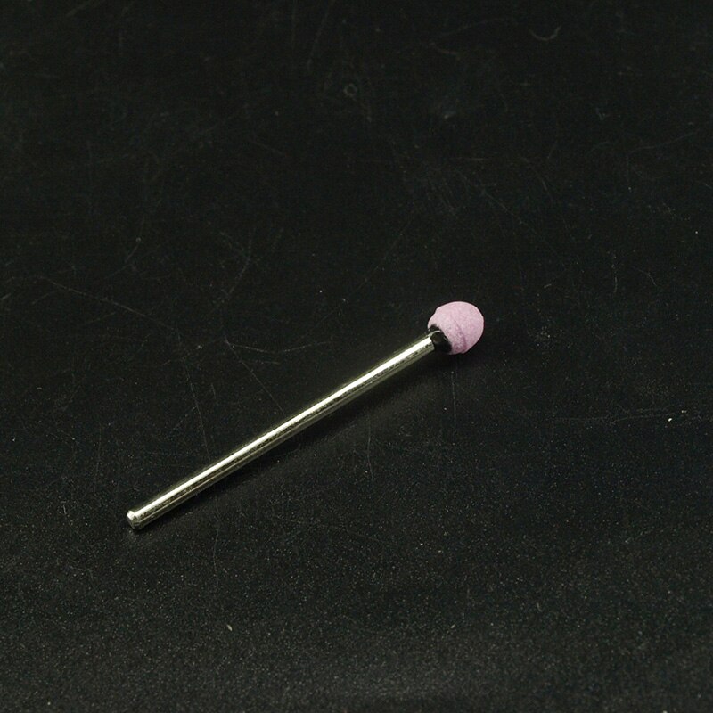 EasyNail-broca esférica Korund para uñas, broca rotativa de piedra de cerámica rosa, herramientas de manicura y pedicura, accesorio de taladro eléctrico, 1 ud.