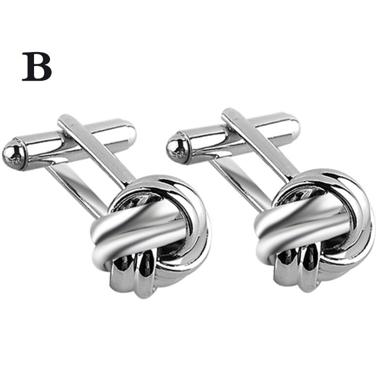 1 paar hoogwaardige Sieraden Unisex Wit Paars Emaille Crystal Manchetknopen Wedding Party Manchetknopen Franse shirt Manchet Knoppen: B