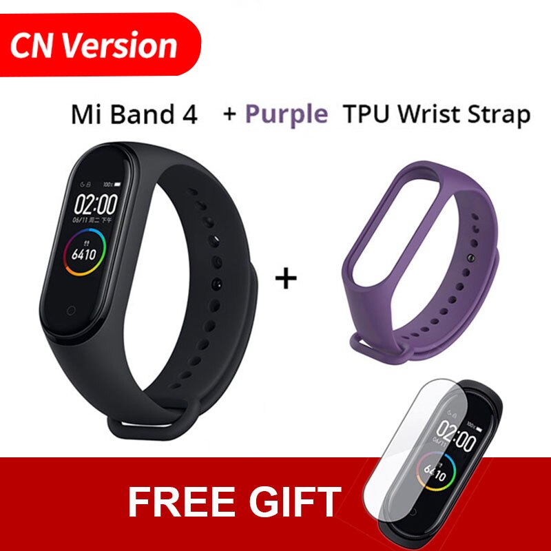 In Voorraad! Xiaomi Mi Band 4 Smart Kleur Screen Armband Hartslag Fitness 135Mah Bluetooth 5.0 50M Zwemmen waterdicht