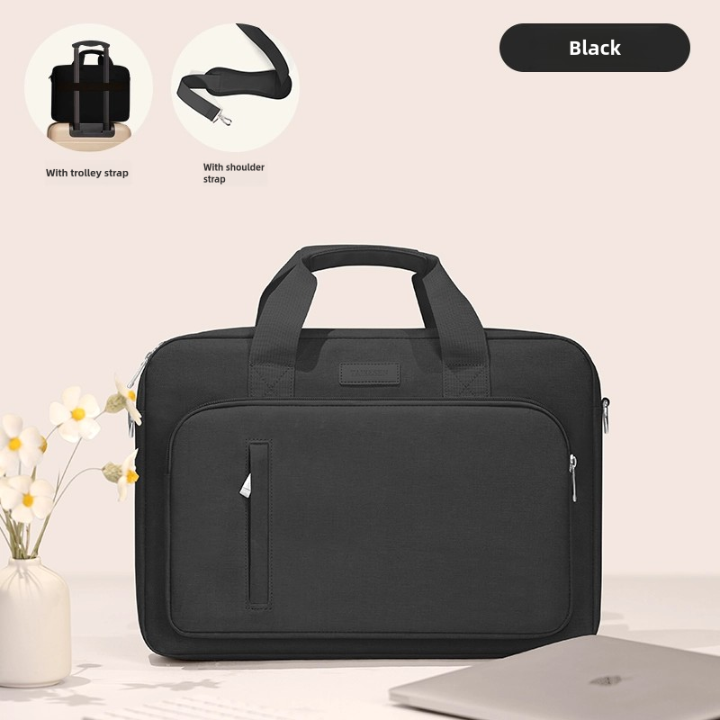 Laptoptasche 13,3 14 15,6 17,3 Zoll wasserdichte Notebooktasche für MacBook Luft Profi 13 15 Computer Schulterhandtasche Aktentasche Tasche: 17-Zoll / Marine Blau