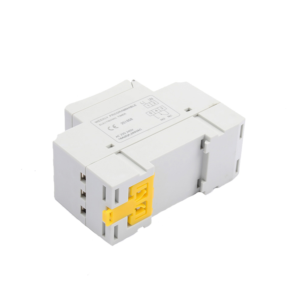 No Lock time switch Power Weekly Programme Electronic Timer Switch Digital TIMER 220V 110V 12V 24V Din Rail Mount tp8a16