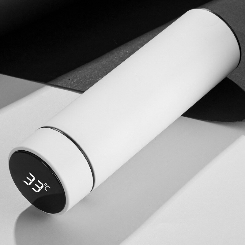 Parachute Smart Stainless Steel Thermos Bottle Tea Water Bottles Cup: Shiny White 7