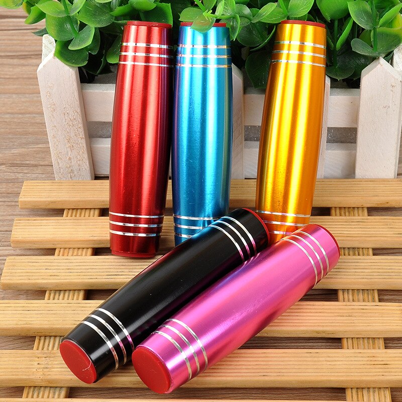 1 PC Mokuru Fidget Stick Flip Stress Reliever Desk Toy Antistress Desktop Roller Toy Kururin Wood Fidget Stick Mokuru