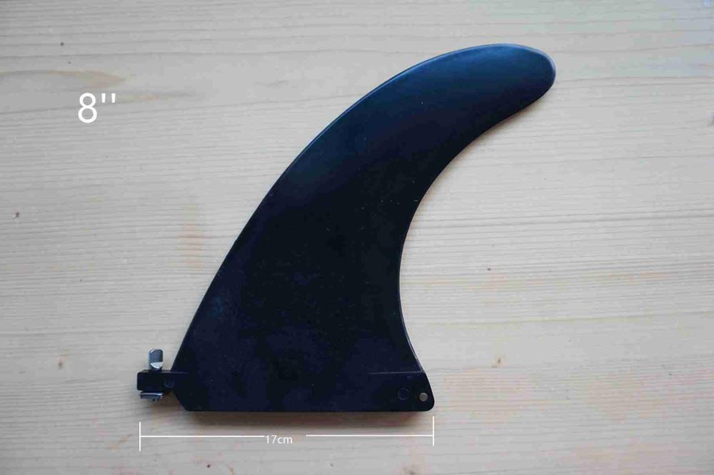 Longboard Fin Center Fin Center Sup Board Fin Surf 10'' 9'' 8'' 7.5'' 6.5'' centre fins Touring Fins FCS II Style Single Fin: 8 inch black