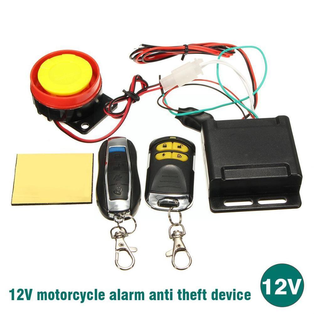 Système d&#39;alarme de sécurité pour moto, sirène haute puissance 12V, télécommande, vélo étanche, antivol, X1Q3