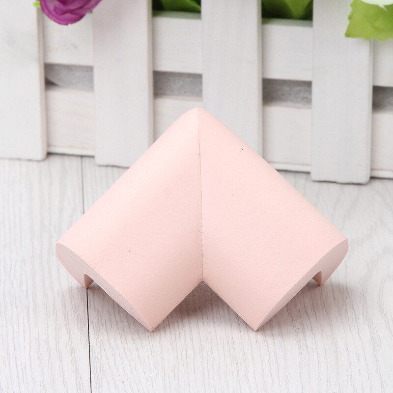 10 sztuk/partia osłony narożników bezpieczeństwa dla dzieci szklany stół ochrona dziecka meble antykolizyjne ochraniacz narożny ochrona dziecka: różowy Protection