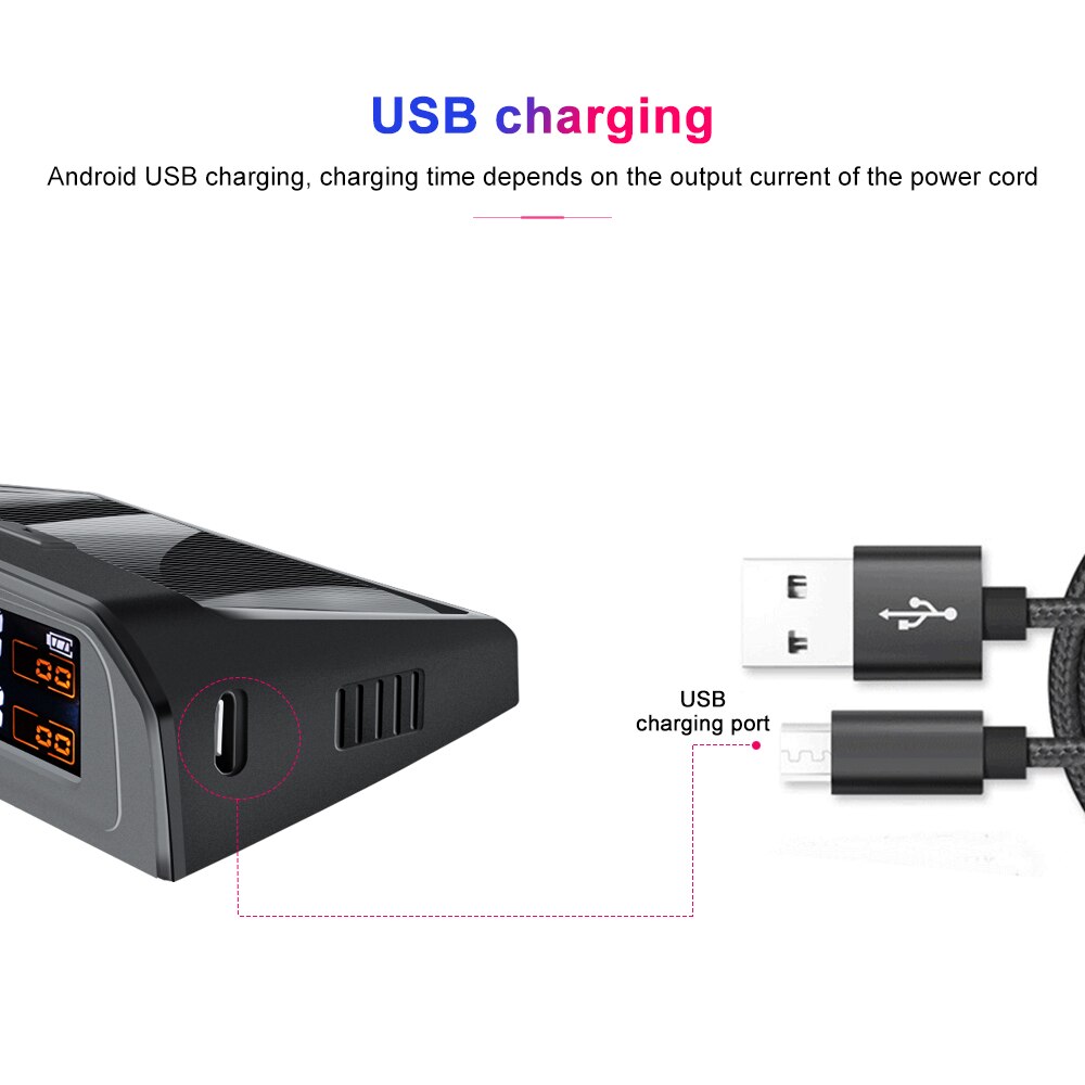 TPMS Car Tire Pressure Alarm Monitor System Real-time Display Attached to glass wireless Solar power with 4 sensors