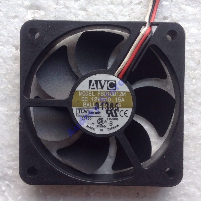 F6010B12M 6010 6 Cm DC12V 0.15A Dubbele Kogellager 3-Wire Cooling Cpu Fan 4500 Rpm Air Blower