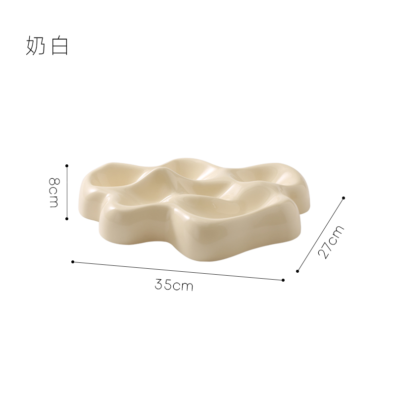【EpeiusHome】Plateau de classement de bijoux, stockage domestique, 03: YELLOW