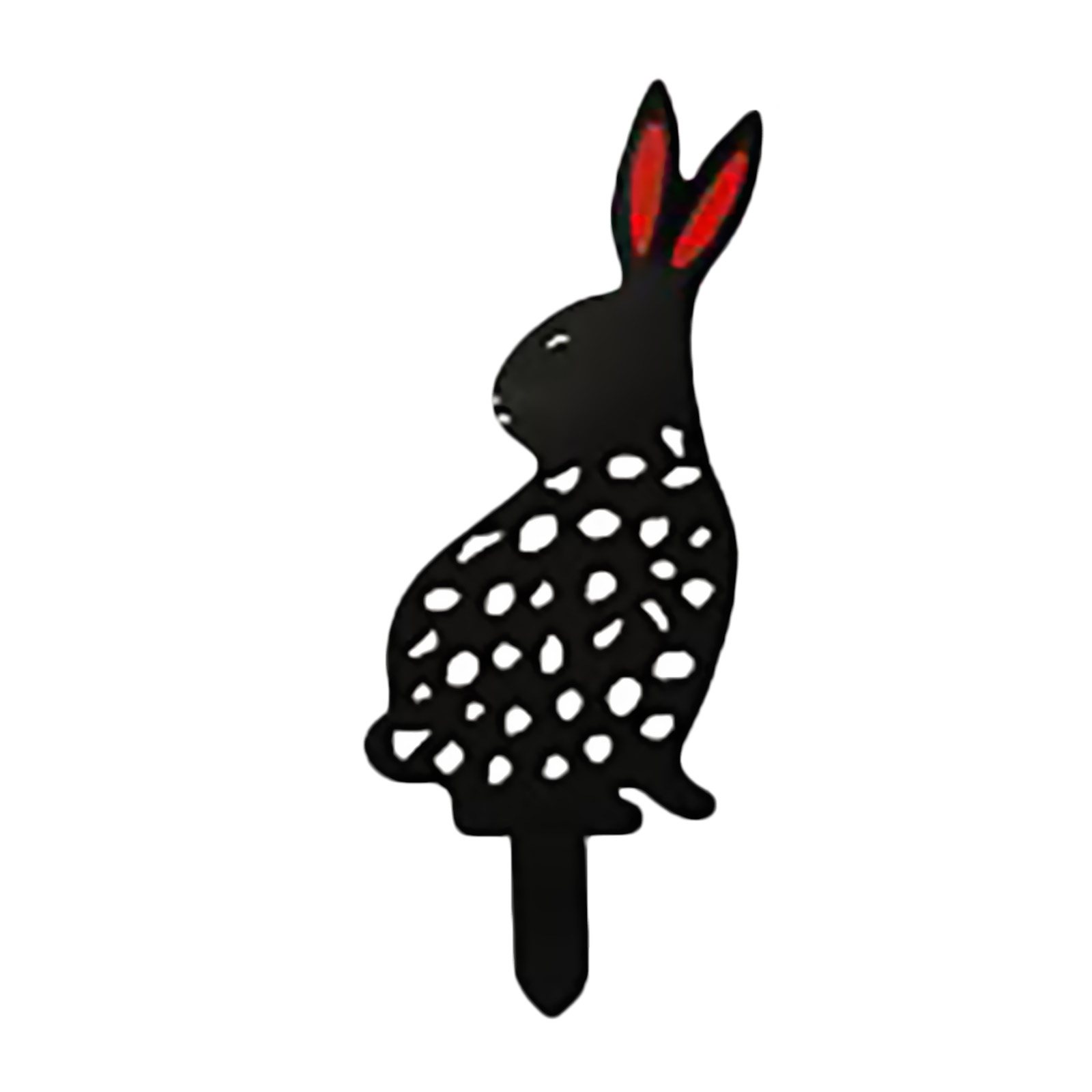 Easter Decorations Home Garden Ornament Lawn Stakes Art Playful Bunny Party Wedding Gardening Ornaments: Black 3