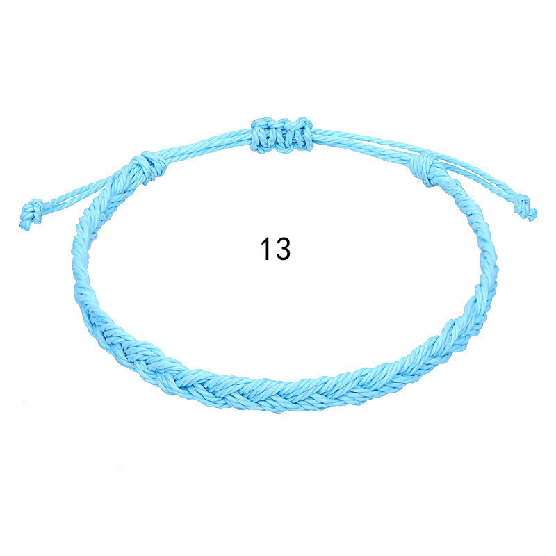 Boho Vrouwen Mannen Vriendschap Geluk Strand Weven Armbanden Draad Knopen Geweven Gevlochten Touw Geweven Handband Etnische Sieraden Mode