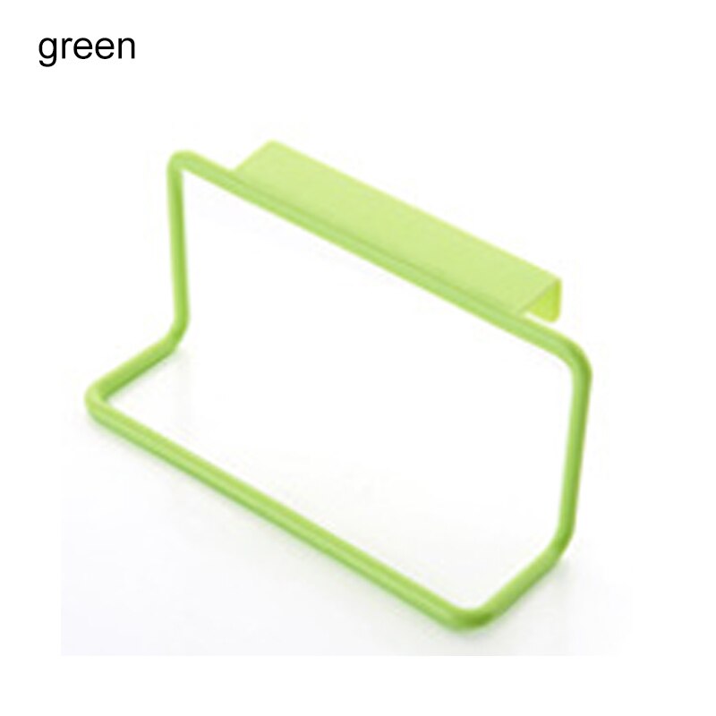 1Pc Keuken Organizer Handdoekenrek Opknoping Houder Badkamermeubel Kast Hanger Plank Voor Keuken Benodigdheden Accessoires: Green