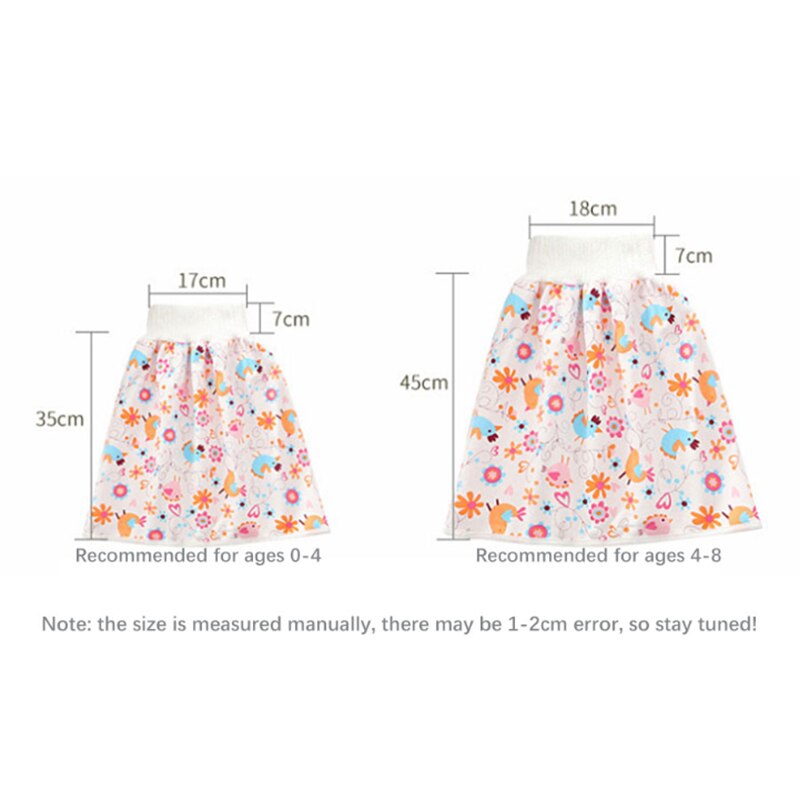 TPU Baby Diaper Skirt Infant Waterproof Toilet Training Pants Anti-Urine Bed Wetting Night Urine Artifact Children Cotton Diaper