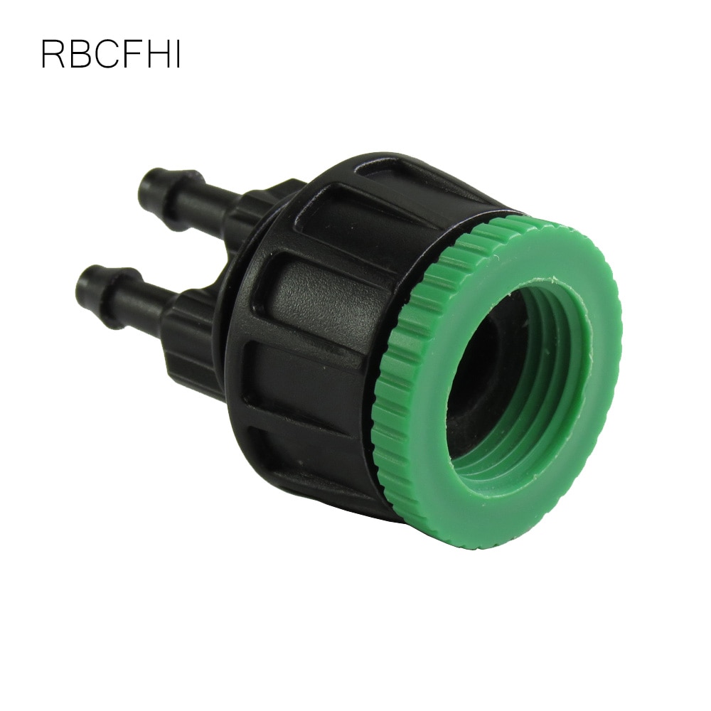 RBCFHl 5m-100m 4/7mm Garden Watering PVC Pipe Micro Irrigation Tubing Sprinkler W/ 1/2''&amp;3/4'' Integrated Connector