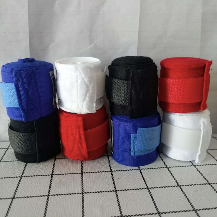 Vendaje elástico de boxeo, Vendaje deportivo de lucha envuelto a mano, vendaje elástico de Muay Thai, 3, 5 metros