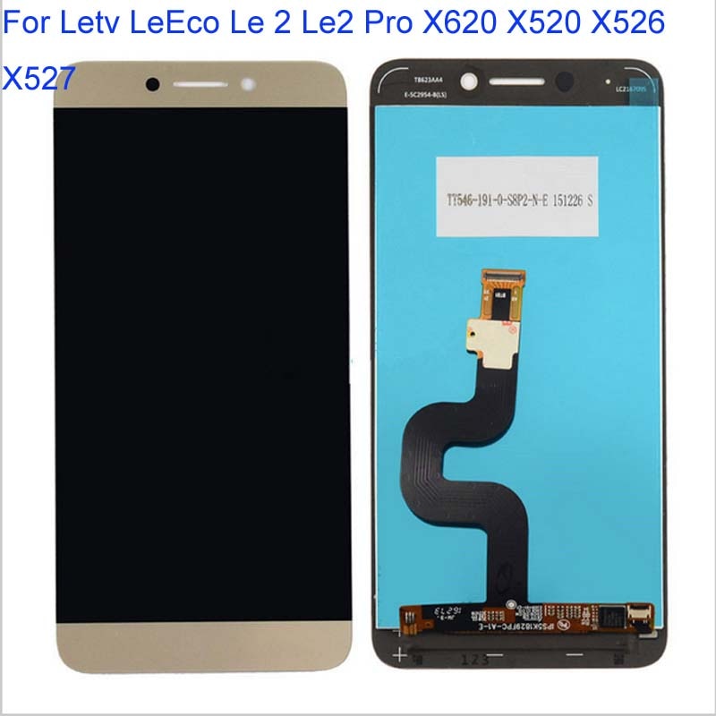 5.5'' IPS Original For LeTV Leeco Le 2 LCD Display Touch Screen Digitizer X527 X520 X522 X620 Leeco Le S3 X626 LCD Replacement