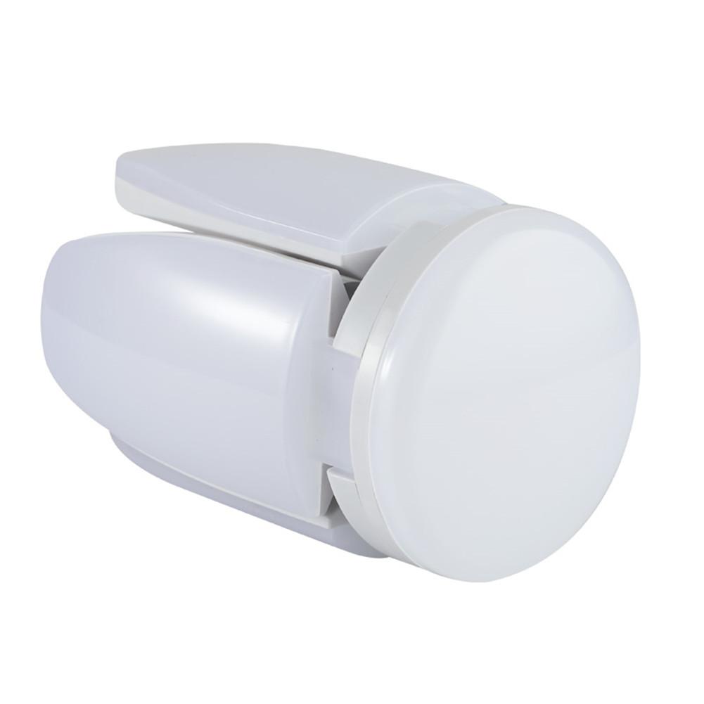 E27 60W 80W 2835 Led Garage Lamp 110V-265V Vouwen Vier-Blad Vervorming Lamp garage Verlichting 6000LM Voor Thuis Magazijn Workshop