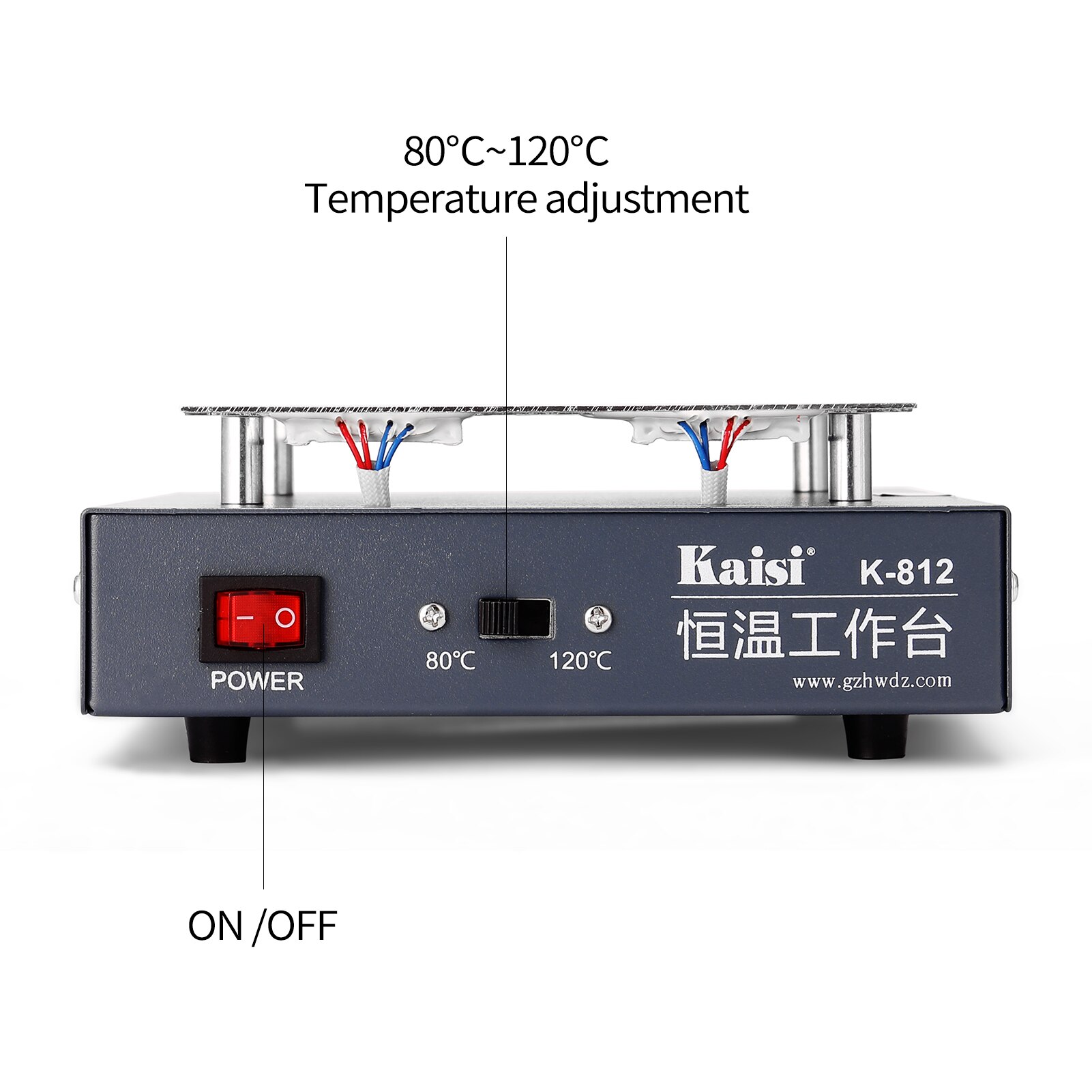 LCD Screen Separator Screen Circuit Board Separator Heating Platform Glass Removal Smooth Plate Phone Repairing Tool K-812/K-816