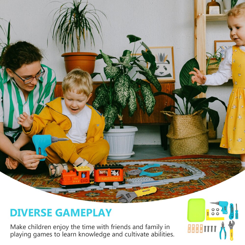 1 Set Children Simulation Tool Cartoon Tool Set for Children