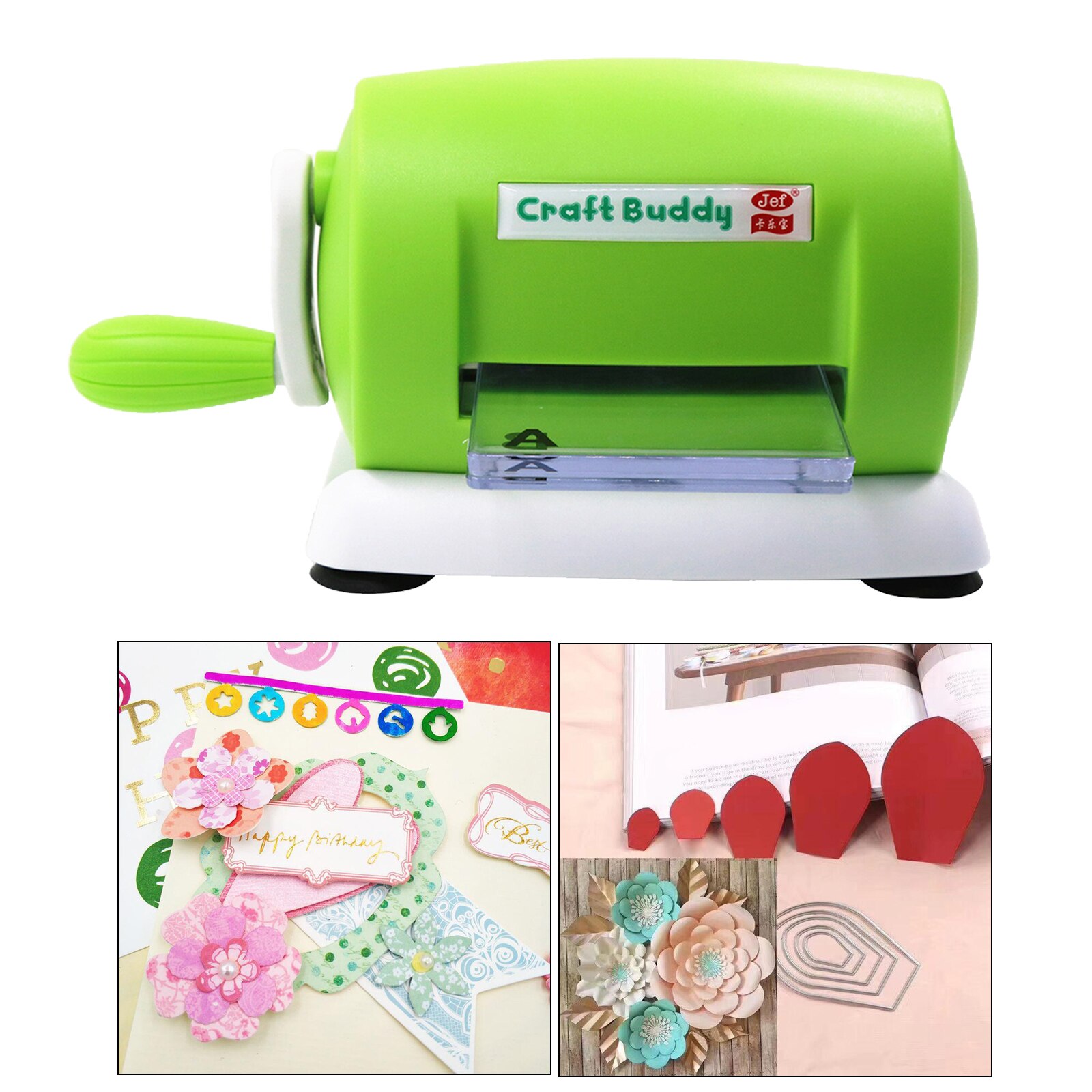 Portable Die Cutting and Embossing Machine Scrapbooking Tool for Paper Cutting