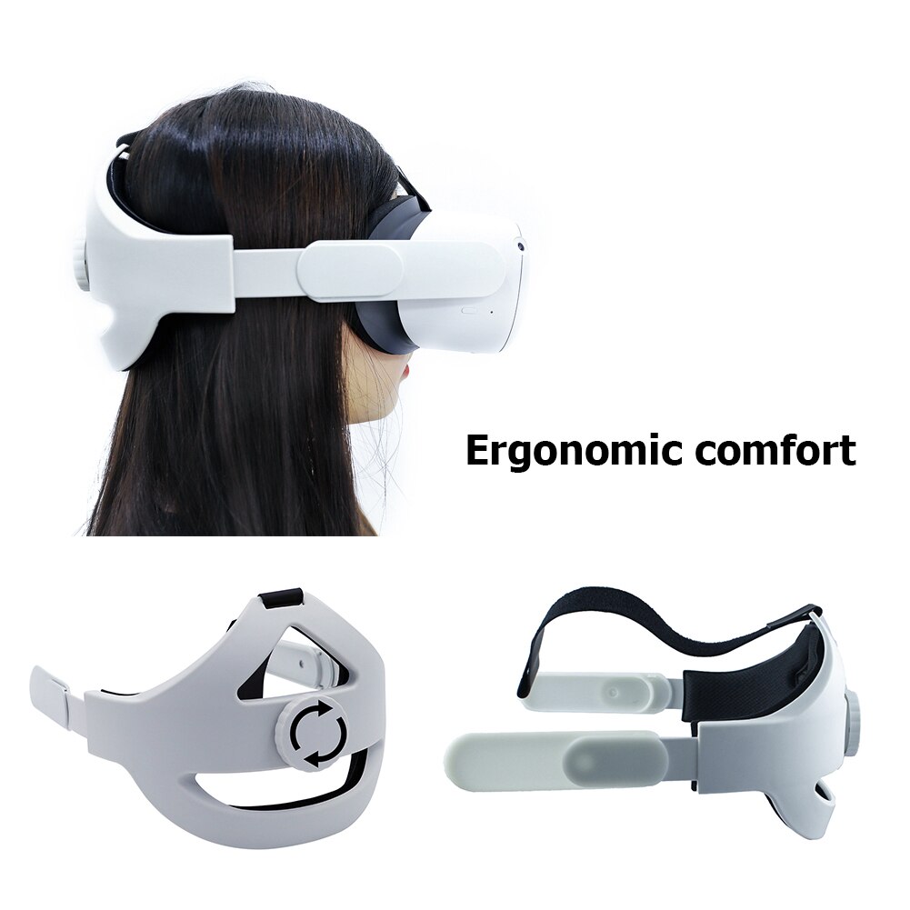 For Oculus Quest Halo Strap Adjustable Ergonomic VR Elite Strap Comfort Improve Supporting Forcesupport Virtual Reality Acces