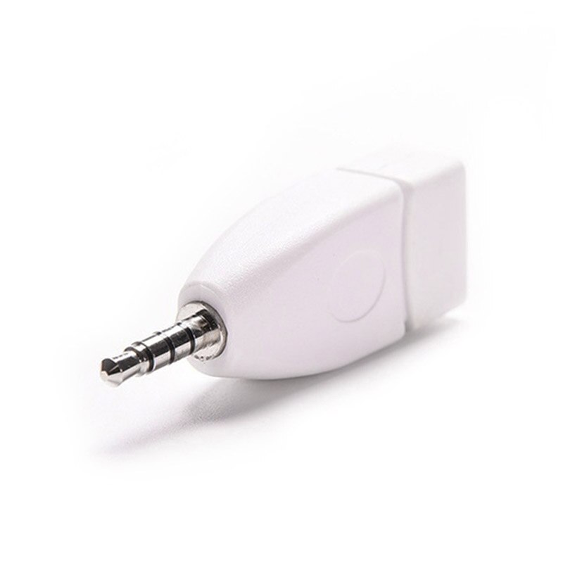 Converter Adapter Usb 2.0 Female Naar 3.5 Mm Male Aux Audio Duurzaam Auto Plug Jack KQS8