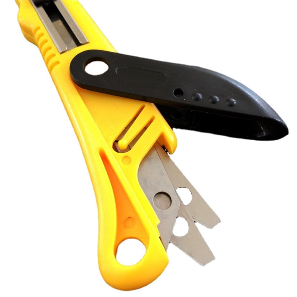 Retractable Utility Knife Set Replaceable Extra Blades Sharp Blade Safety Locking for Office Supplies DIY Crafts Hobby Model