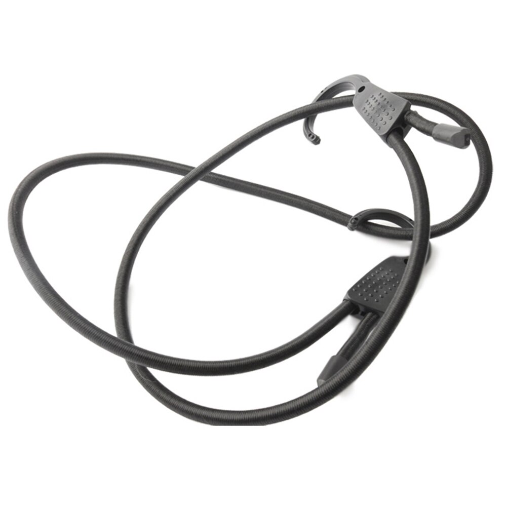 Cuerda de goma para equipaje al aire libre, tendedero portátil resistente al desgaste, accesorios duraderos para coche, viaje con gancho