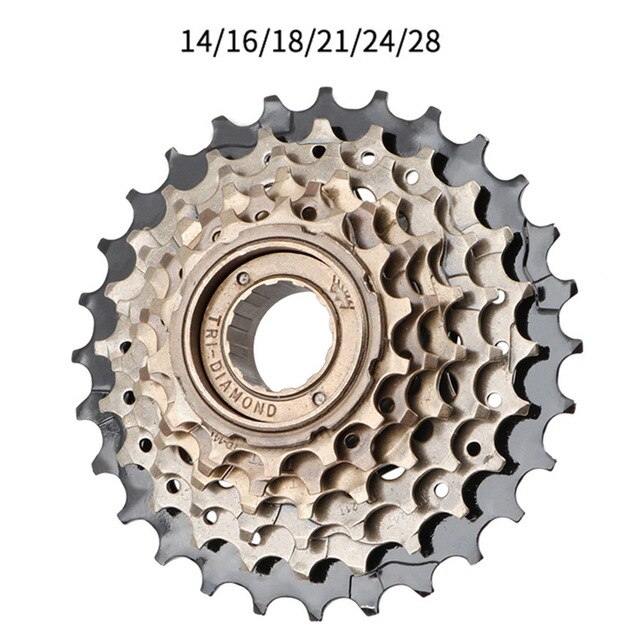 Road Bike Freewheel 6 7 8 Speed Bicycle Freewheel Thread or Cassette For Mountain E Bike Quick CSV: 6S