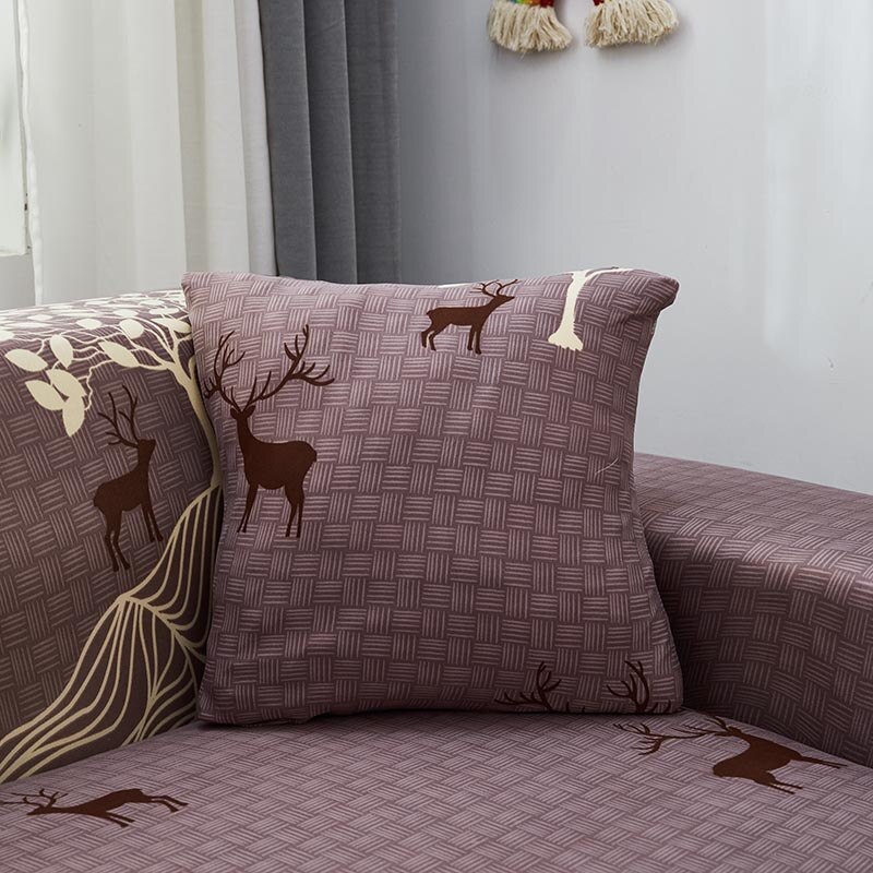 Boomhert stretch bankhoezen sectionele elastische bankhoes voor woonkamer bankhoes hoezen eenpersoons/twee/drie/vierzits 041