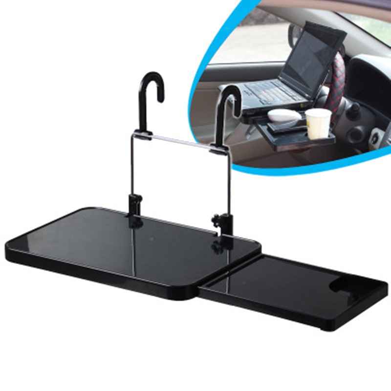 Multi-functional Car Laptop Desk Computer Stand Foldable Car Seat/Steering Wheel Laptop/Notebook Tray Table Drink Holder Rack