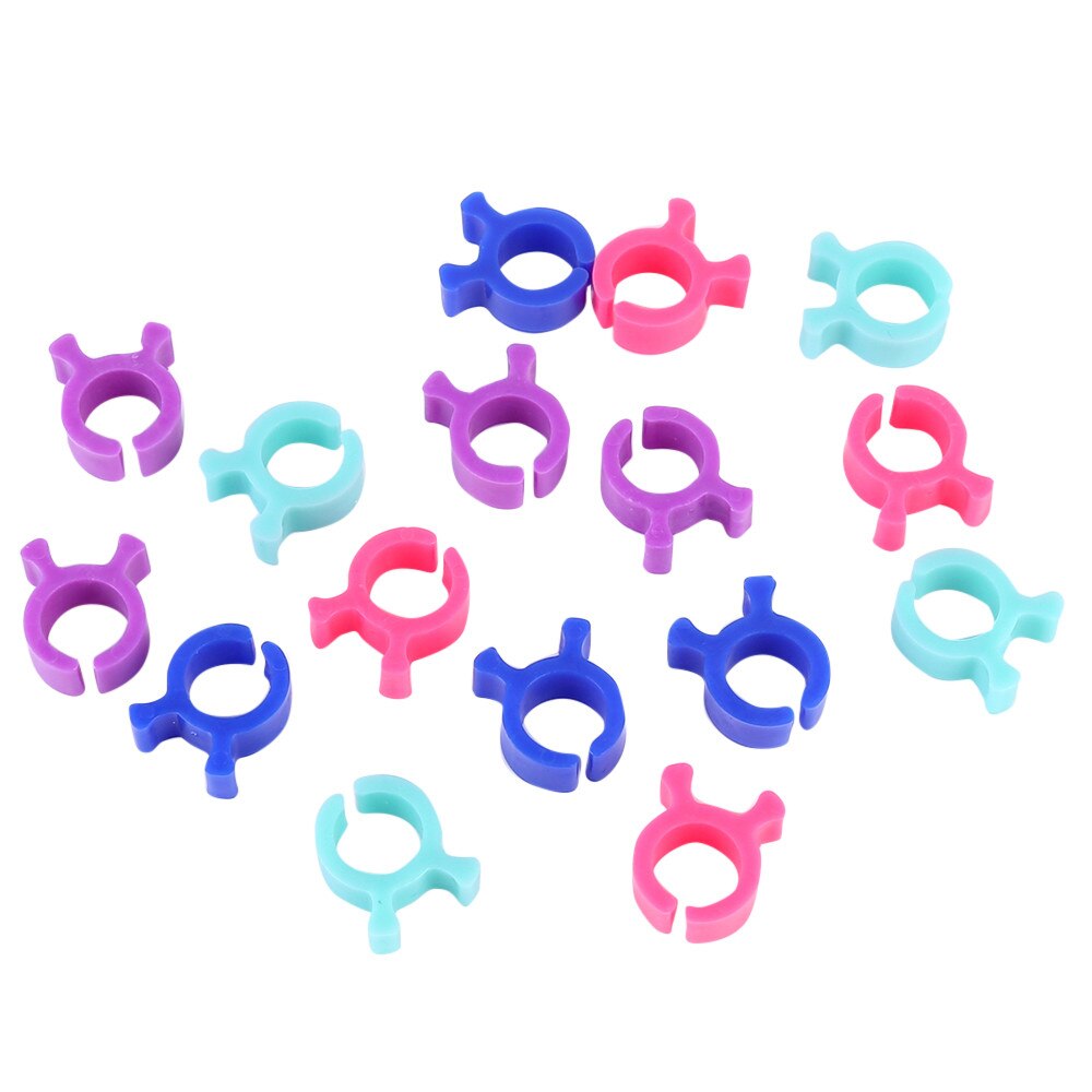 Fil à coudre coloré porte-canette pince Clips canette copains grande broderie Quilting et fil à coudre Machine à coudre #20: 48pcs