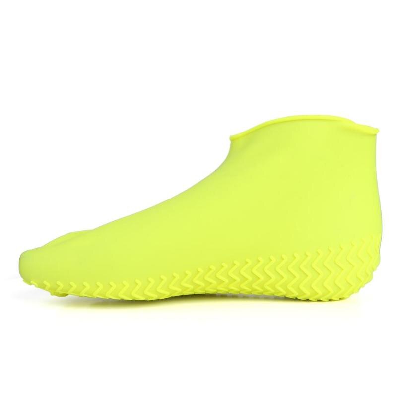 Calzado de silicona reutilizable impermeable para hombre, cubre Botas de lluvia, ropa Unisex lavable antideslizante reciclable