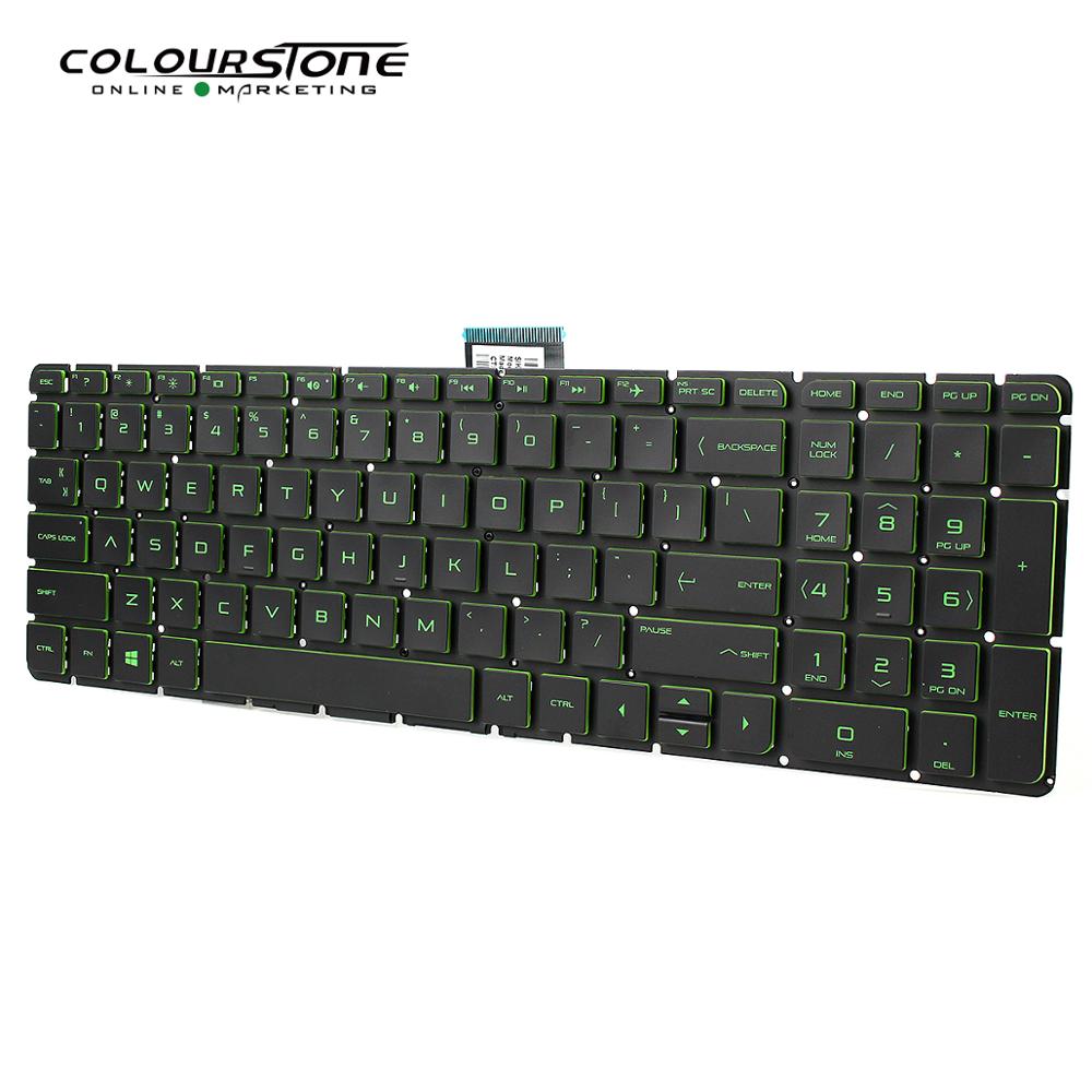 laptop keybard Green letter 15-AB 15-BC US Original laptop keyboard internal keyboard