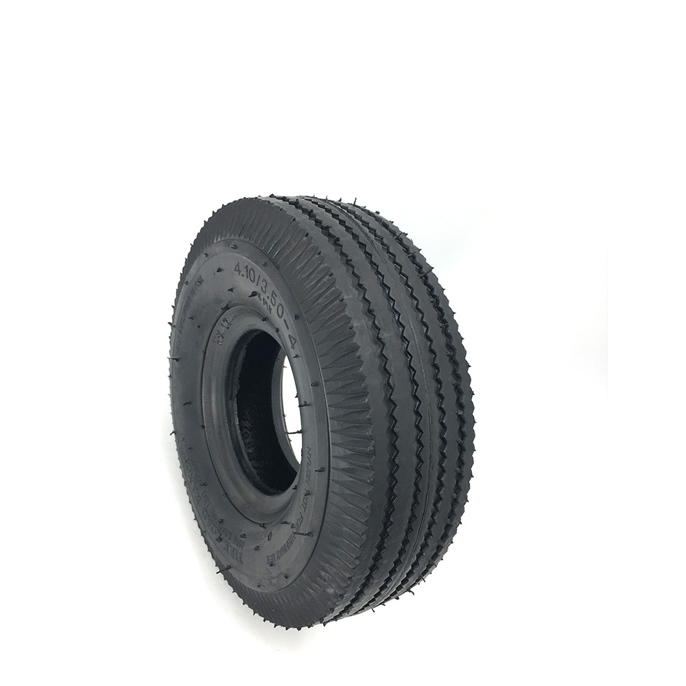 4.10/3.50-4 Inner Tube Outer Tyre 410/350-4 Thickened Tire for Electric Scooter, Trolley, Tiger Cart Parts