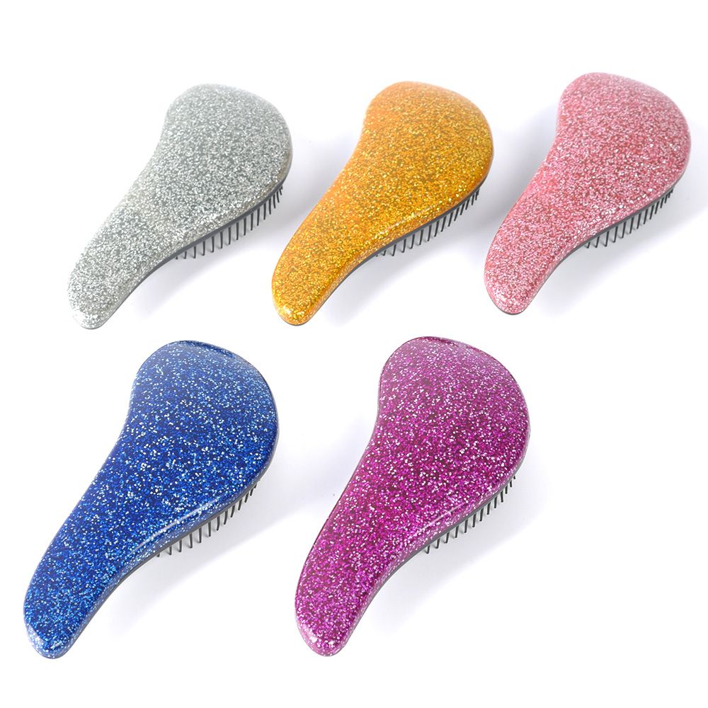 ISKYBOB Draagbare Magic Handvat Tangle Detangling Knoop Gratis Haar Borstel Kam Douche Salon Styling Tamer Tool populaire Cosmetische tas