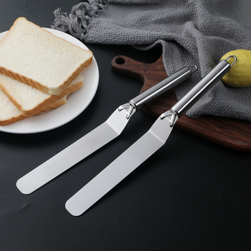 6/8/10 Inch Stainless Steel Cream Icing Frosting Spatula Utensils Accessories Baking Tools For Cake DIY Cake Decorating Tools