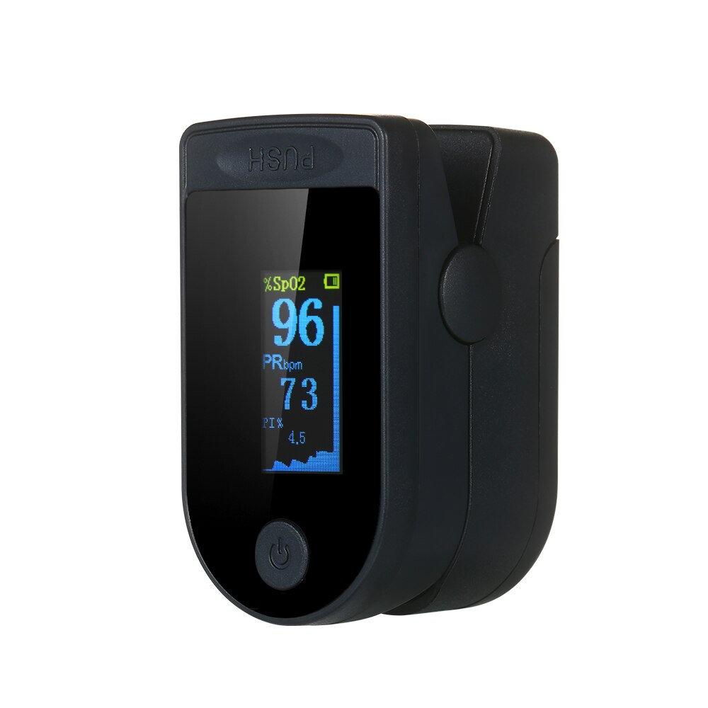 Bloed Zuurstof Vinger Pulse Digitale Vingertop Oximeter Zuurstofverzadiging & Hartslagmeter Vinger Monitor Draagbare Saturatiemeter