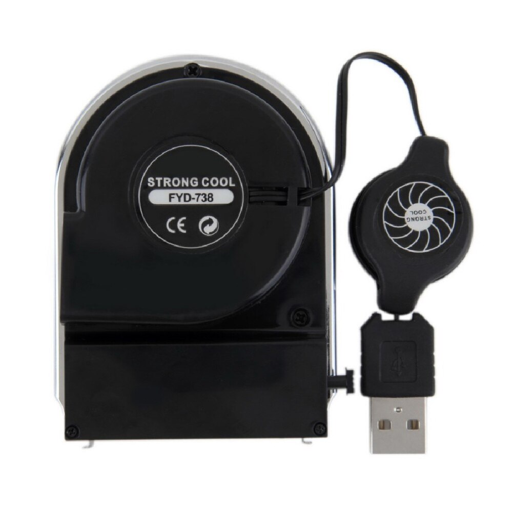 Universal Laptop PC Cooler Exhaust Cooling Fan Heat Dissipation High Performance Fan for Fast Cooling USB Air Extractor