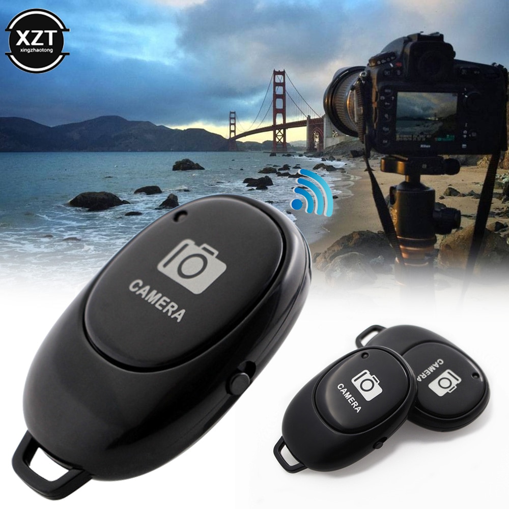 Mini Bluetooth Afstandsbediening Knop Draadloze Controller Zelfontspanner Camera Stok Ontspanknop Telefoon Selfie Voor Ios Android
